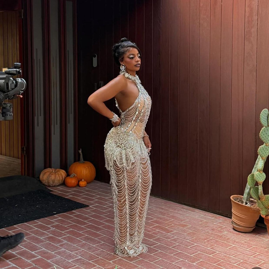 Chandelier Dress - Clear