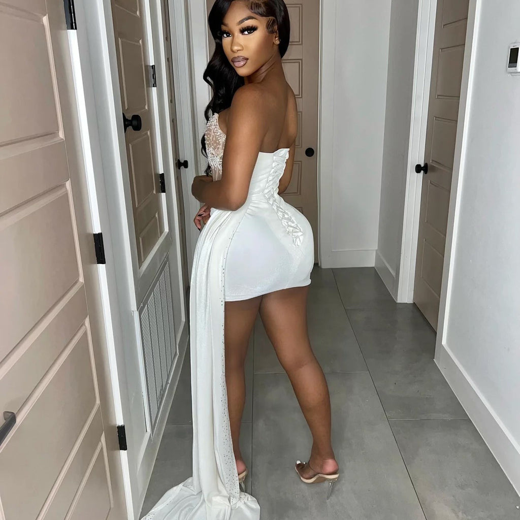 Heart On Ice Dress - White *Pre- Order*