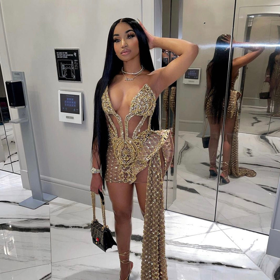 Under the Influence Dress - Gold *Pre- Order*