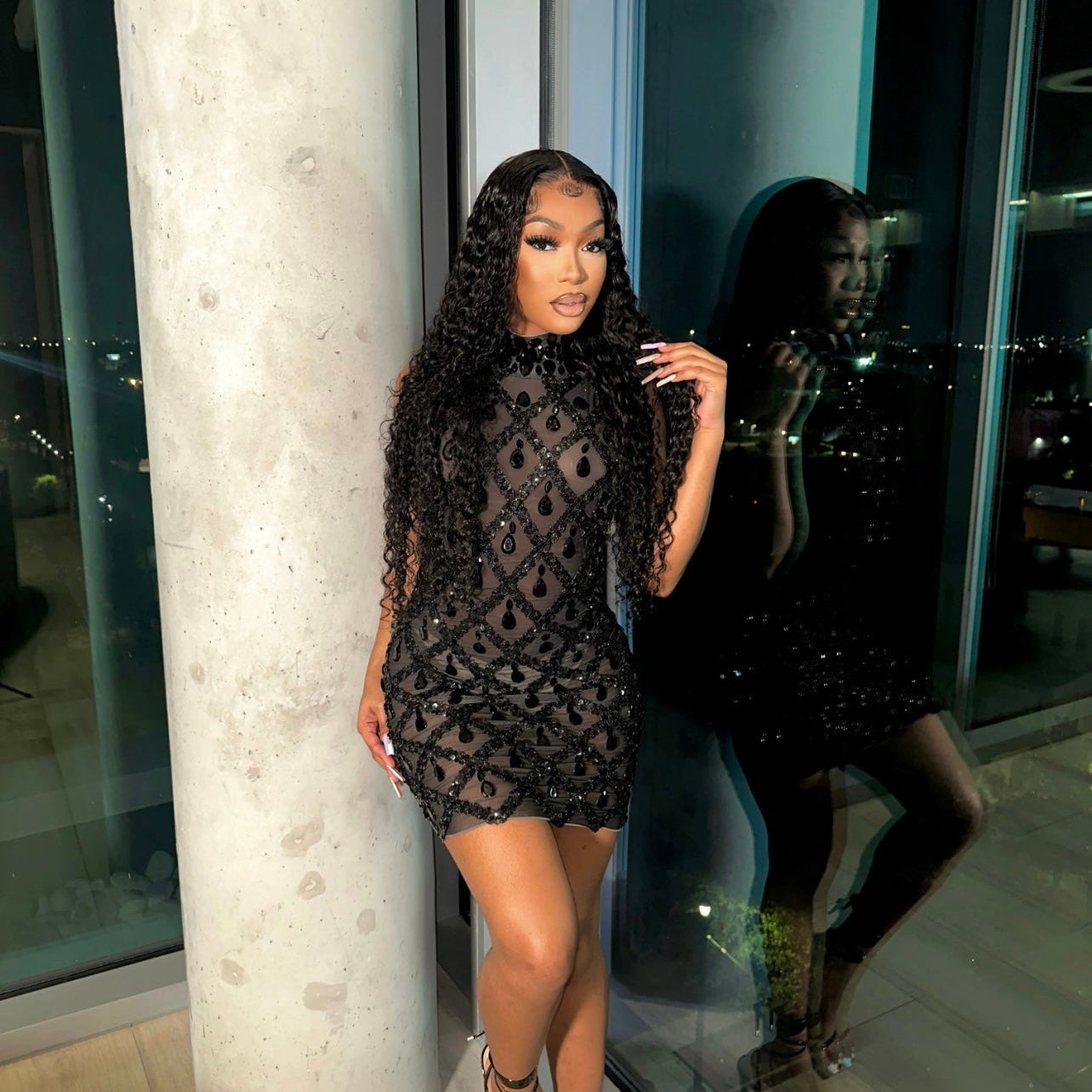 Daydreaming Mini Dress - Black