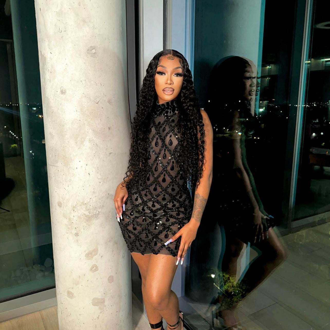 Daydreaming Mini Dress - Black