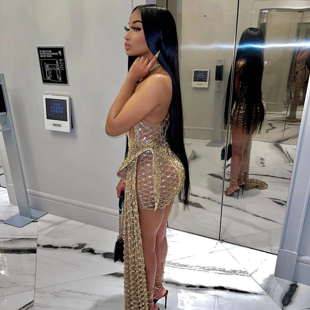 Under the Influence Dress - Gold *Pre- Order*