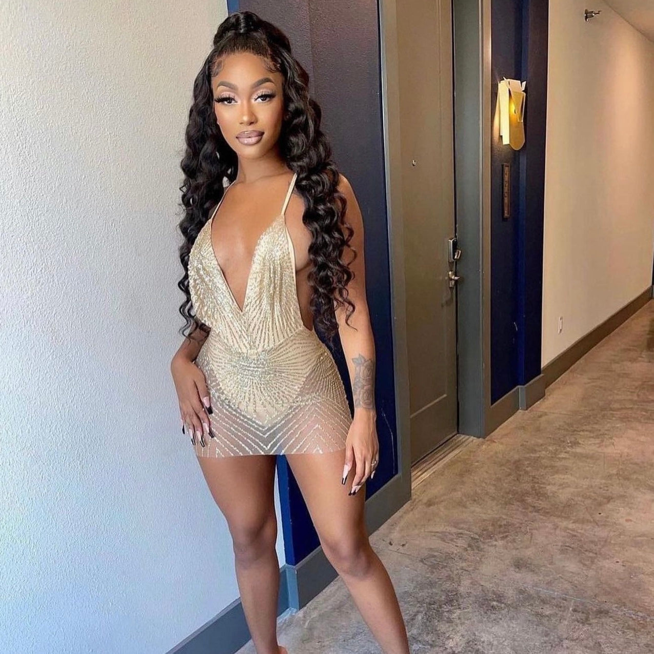 Players Dress - Gold